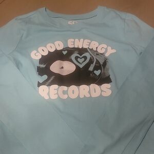 Kids Long Sleeve Tee - Light Blue